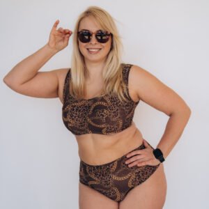 Full-Bust Support Swimsuit Top