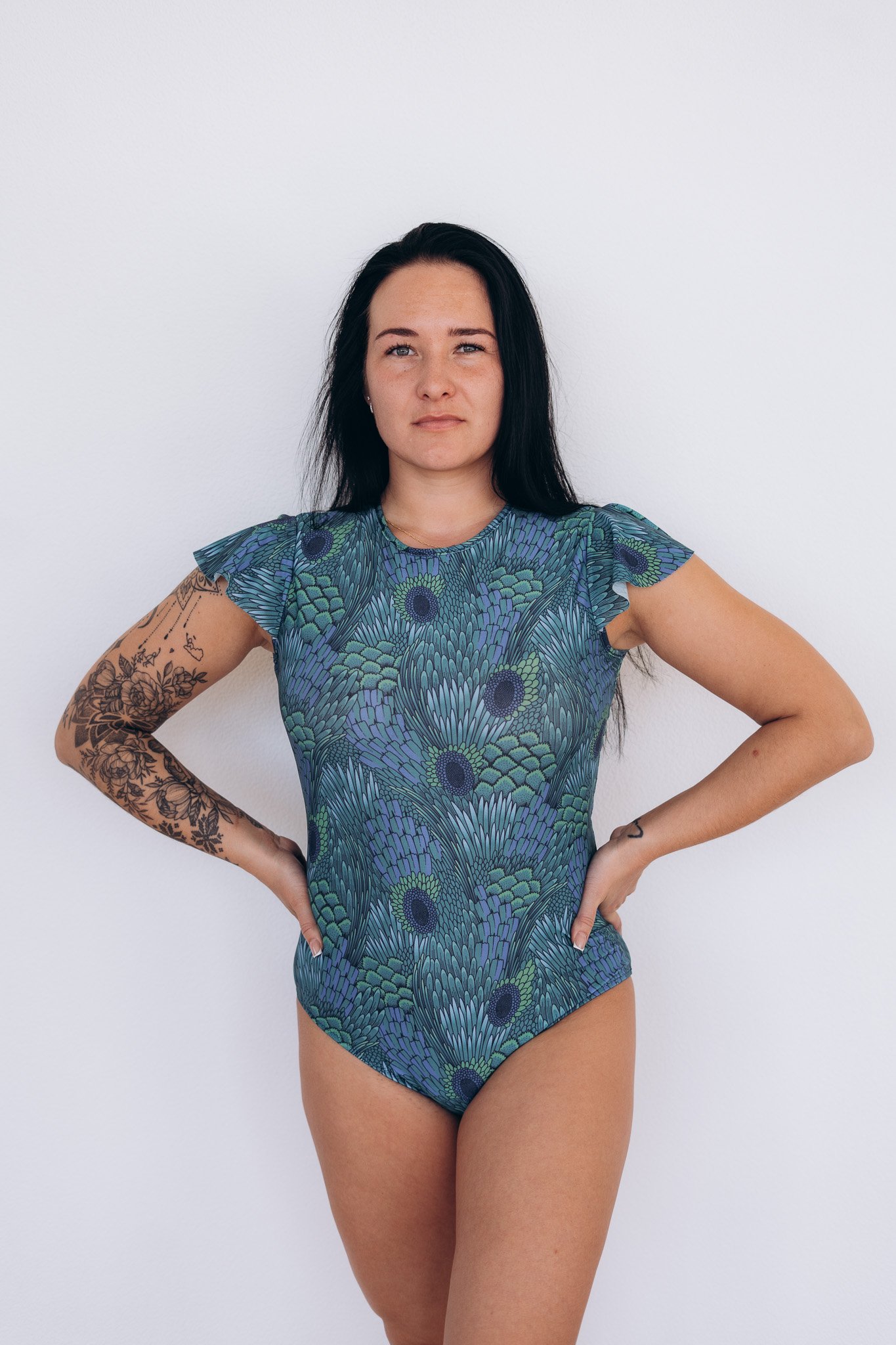 short sleeve one piece swimsuit z12 short sleeve one piece swimsuit z12